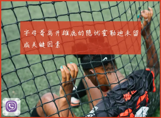 字母哥离开雄鹿的隐忧霍勒迪未留成关键因素